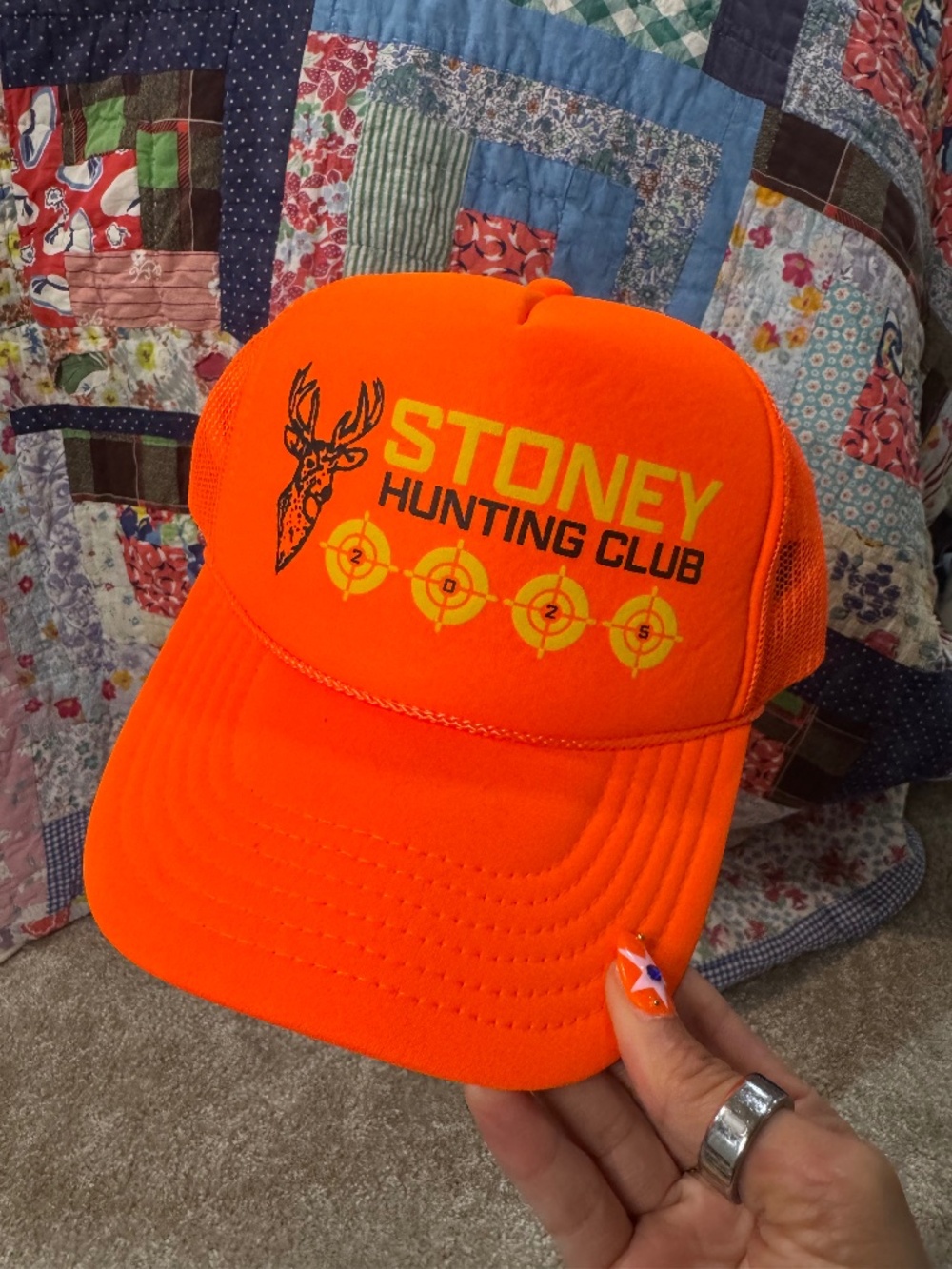 post malone concert trucker hat